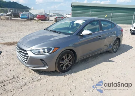 2018 Hyundai Elantra Sel z USA, uszkodzony, nr VIN 5NPD84LF4JH285016